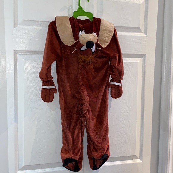 Looney Tunes Taz Toddler Halloween Costume Size 2T Tazmanian Devil - Picture 9 of 12